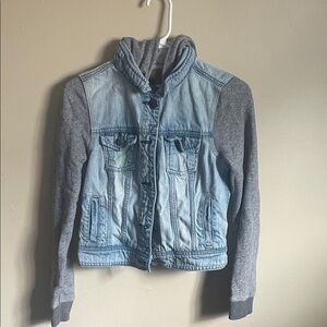 American Eagle Outfitters Blue and Gray Jean Jacket 2/$50